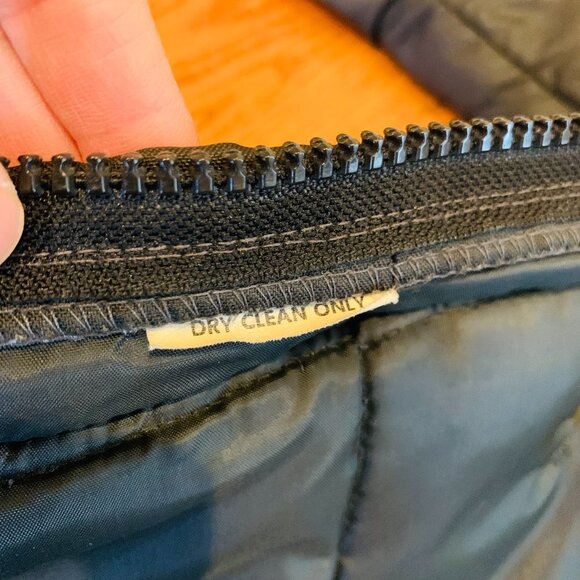 VTG Bob Allen Black Puffer Quilted w/Black Suede Shooting Jacket Mens Medium - Picture 8 of 16